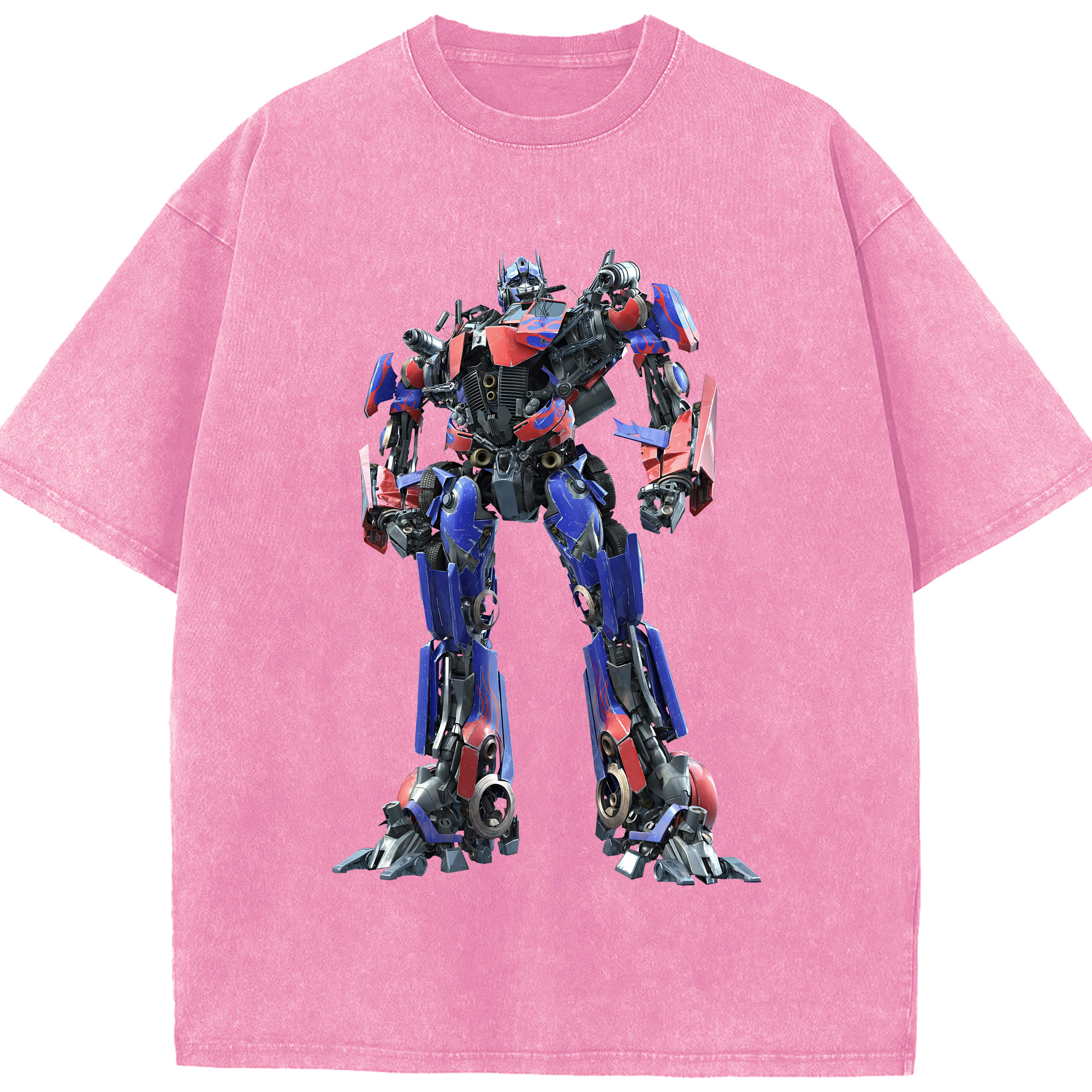 （画像用） Transformers トランスフォーマー 綿100% ヴィンテージ風 半袖Tシャツ（フロントプリント）